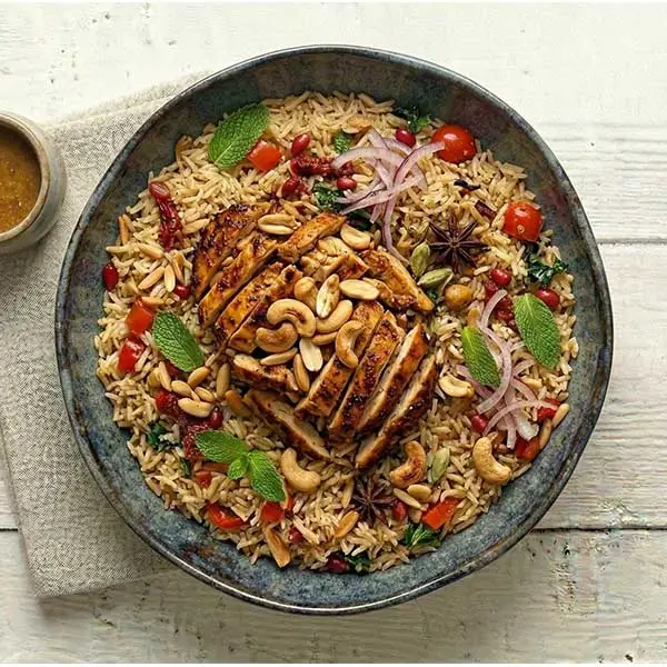 Yemeni Style Chicken Mandi with Smoked Basmati Rice